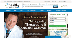 Desktop Screenshot of healthyfeetstore.com